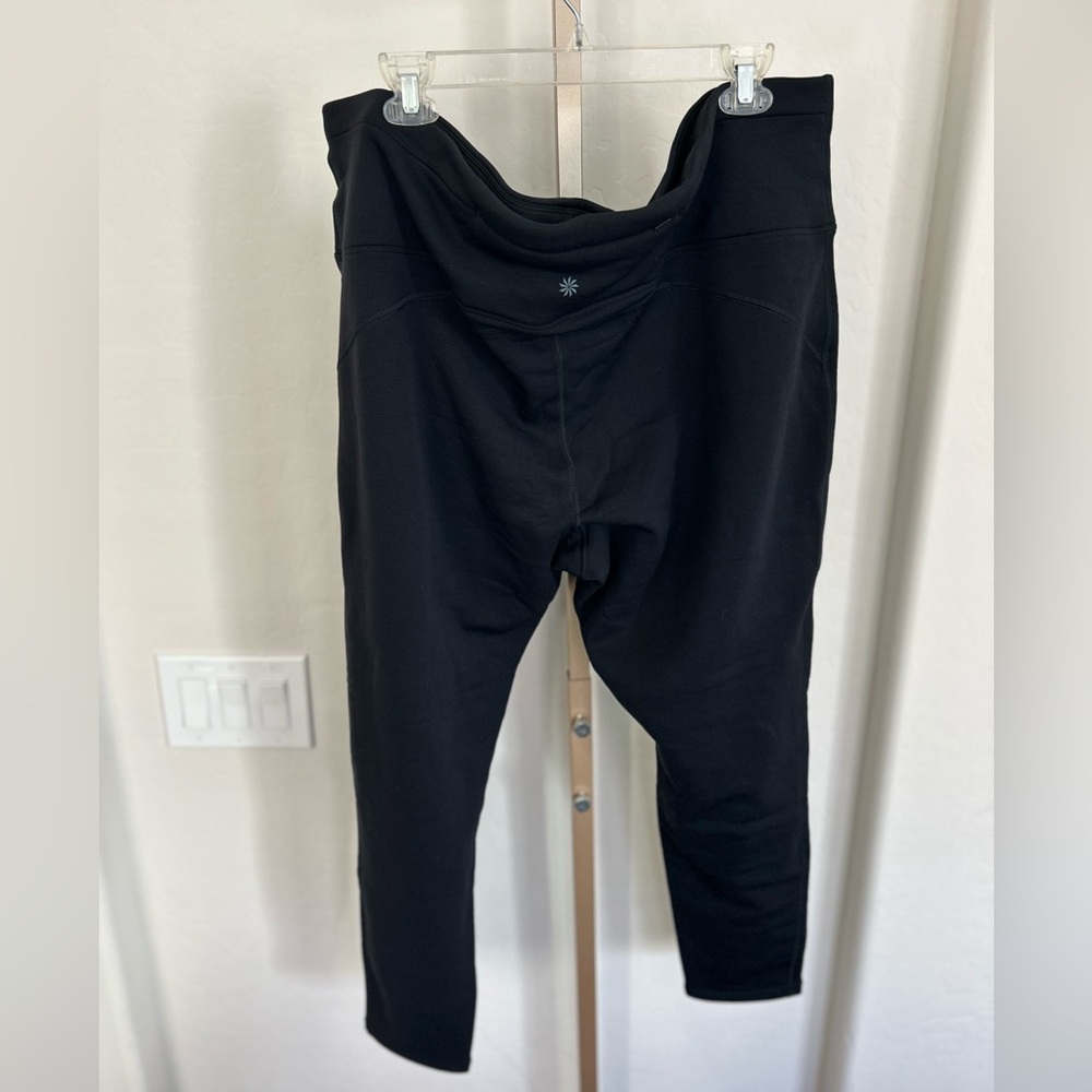 Athleta Altitude Polartec Power Stretch Fleece Lined Leggings Tights 3X NWOT - Picture 4 of 7